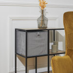 Cube de rangement pliable, velours - blancheporte