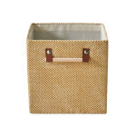 Cube de rangement pliable, velours - blancheporte