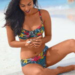 Culotte de bain culotte midi mores ventre plat - blancheporte Culotte de bain culotte midi mores ventre plat - blancheporte
