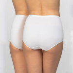 Culotte coton biologique forme maxi - lot de 2 - 42 - blanc - playtex