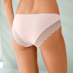 Culotte forme midi coton uni stretch et dentelle - lot de 3 - blancheporte