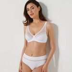 Culotte haute microfibre et tulle plumetis effet seconde peau paia - lot de 2 - confidence lingerie