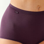 Culotte maxi basic - lot de 3 - 40 - violet - sloggi