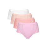 Culotte maxi chic, lot de 3 achet�es + 1 gratuite (1) - 40 - rose - sloggi