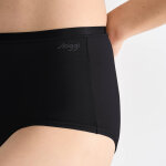 Culotte maxi  go daily cotton coton stretch - 2 + 1 - s - noir - sloggi