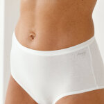 Culotte maxi � go daily cotton� coton stretch - 2 + 1 - s - blanc - sloggi