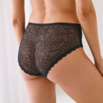 Culotte microfibre et dentelle stretch forme maxi taille haute isili - lot de 2 - confidence lingerie ...