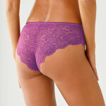 Culotte microfibre et dentelle stretch forme tanga taille haute - lot de 2 - blancheporte