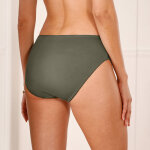 Culotte microfibre et guipure rima - lot de 2 - 42 / 44 - kaki - confidence lingerie