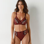 Culotte microfibre tulle brod� caminata - confidence lingerie