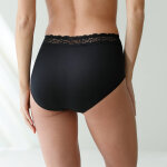 Culotte supermaxi coton stretch ceinture dentelle - lot de 2 - blancheporte