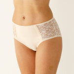 Culotte taille haute formes midi + maxi microfibre et dentelle stretch - lot de 2 - blancheporte Culotte taille haute formes midi + maxi microfibre et dentelle stretch - lot de 2 - blancheporte