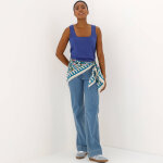 D�bardeur col carr� en maille, toucher doux - blancheporte