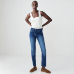 D�bardeur col carr� en maille, toucher doux - blancheporte