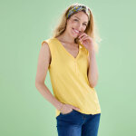 Dbardeur col v, dtail dos broderie anglaise - blancheporte