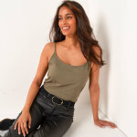 Dbardeur fines bretelles uni - lora zellini