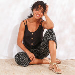 D�bardeur maille unie, liens �paules - blancheporte