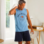 Dbardeur pyjama imprim plac coton - blancheporte