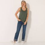 D�bardeur uni col rond, coton biologique( * * ) - blancheporte