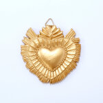 Dcorations ex - voto, polyrsine dore - lot de 3 - blancheporte