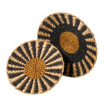 Dcoration murale ronde - lot de 2 - blancheporte