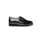 Derbies cuir compenss  boucle - pdiconfort
