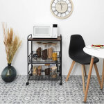 Desserte � roulettes 2 paniers coulissants - blancheporte