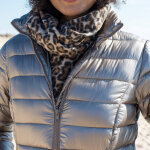 Doudoune courte effet m�tallis� - blancheporte