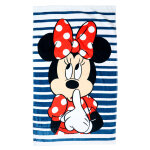 Drap de bain disney minnie - ponge velours 320g / m2 - minnie