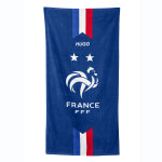 Drap de bain enfant fff personnalisable, ponge et velours coton - 320g / m2 - fff