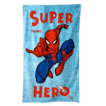 Drap de bain enfant spiderman� � personnaliser, �ponge et velours coton - 320g / m2 - blancheporte