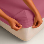 Drap - housse irrtrcissable uni coton - blancheporte