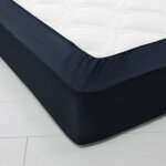 Drap - housse uni coton grands 57 fils / cm� - bonnet 40 cm - blancheporte