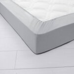 Drap - housse uni coton grands bonnets 40 cm - drap - housse 1 personneonne : 90x190cm - gris - colombine ...