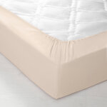 Drap - housse uni coton grands bonnets 40 cm - colombine