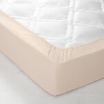 Drap - housse uni coton grands bonnets 40 cm - colombine