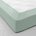 Drap - housse uni coton grands bonnets 40 cm - colombine