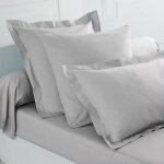 Drap - housse uni jersey bonnets 26 cm - drap - housse 1 personneonne : 90x190cm - gris - colombine Drap - housse uni jersey bonnets 26 cm - drap - housse 1 personneonne : 90x190cm - gris - colombine