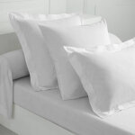 Drap - housse uni jersey bonnets 26 cm - drap - housse 1 personneonne : 90x190cm - blanc - colombine Drap - housse uni jersey bonnets 26 cm - drap - housse 1 personneonne : 90x190cm - blanc - colombine