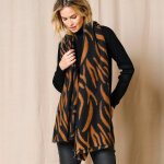 charpe bien chaude motif zbre - blancheporte