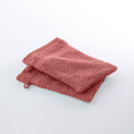 ponge coton issu de l'agriculture biologique - serviette : 50x100cm - rose - colombine