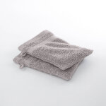 ponge coton issu de l'agriculture biologique - serviette : 50x100cm - taupe - colombine