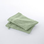 ponge coton issu de l'agriculture biologique - serviette : 50x100cm - vert - colombine