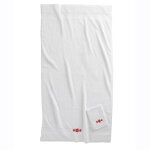 ponge coton liteau brod flocons de neige - 420g / m - colombine