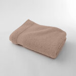 Collection serviettes de bain unies 540g / m2 confort luxe - drap de douche : 68x132cm - taupe - colombine ...