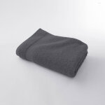 Collection serviettes de bain unies 540g / m2 confort luxe - drap de douche : 68x132cm - gris - colombine ...
