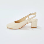 Escarpins slingback en cuir certifié lwg - blancheporte Escarpins slingback en cuir certifié lwg - blancheporte
