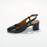 Escarpins slingback en cuir certifi� lwg - blancheporte