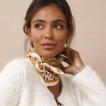 Foulard coton imprim indien - blancheporte