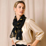 Foulard motif plume - blancheporte